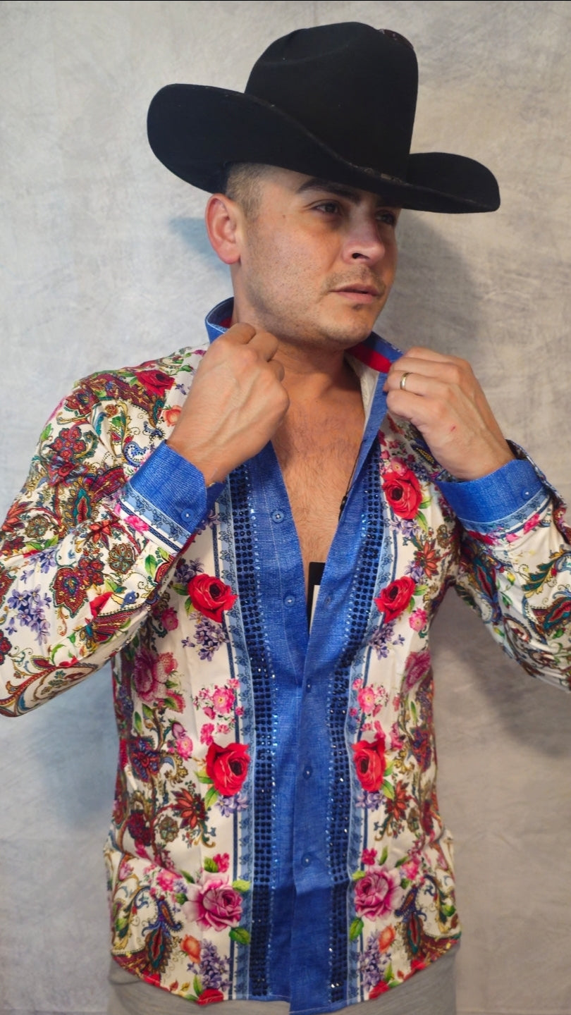 PAISLEY GARDEN LONG Sleeve Shirt