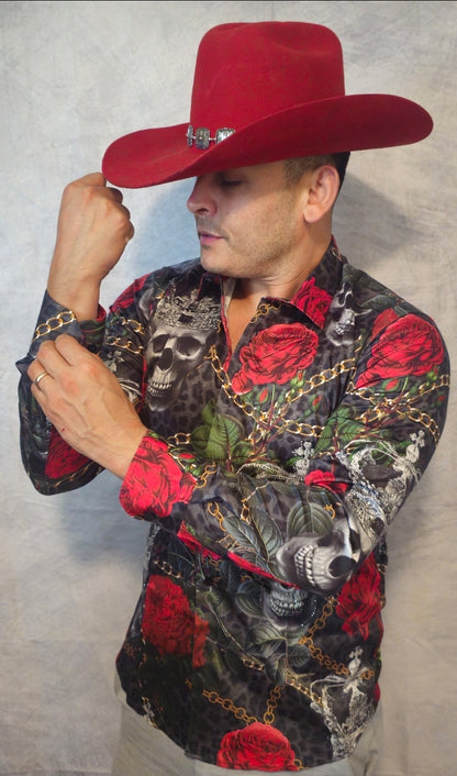 Skull Crown Fine Long Sleeve Shirt