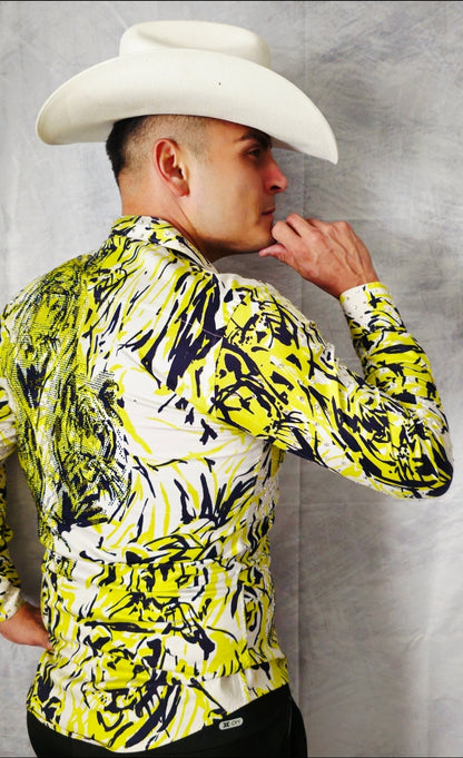LION YELLOW LONG SLEEVE SHIRT