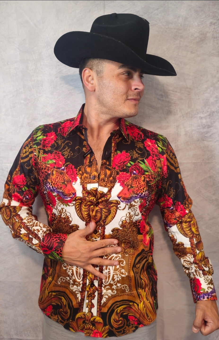 Lafayette Rhinestone Long Sleeve Shirt
