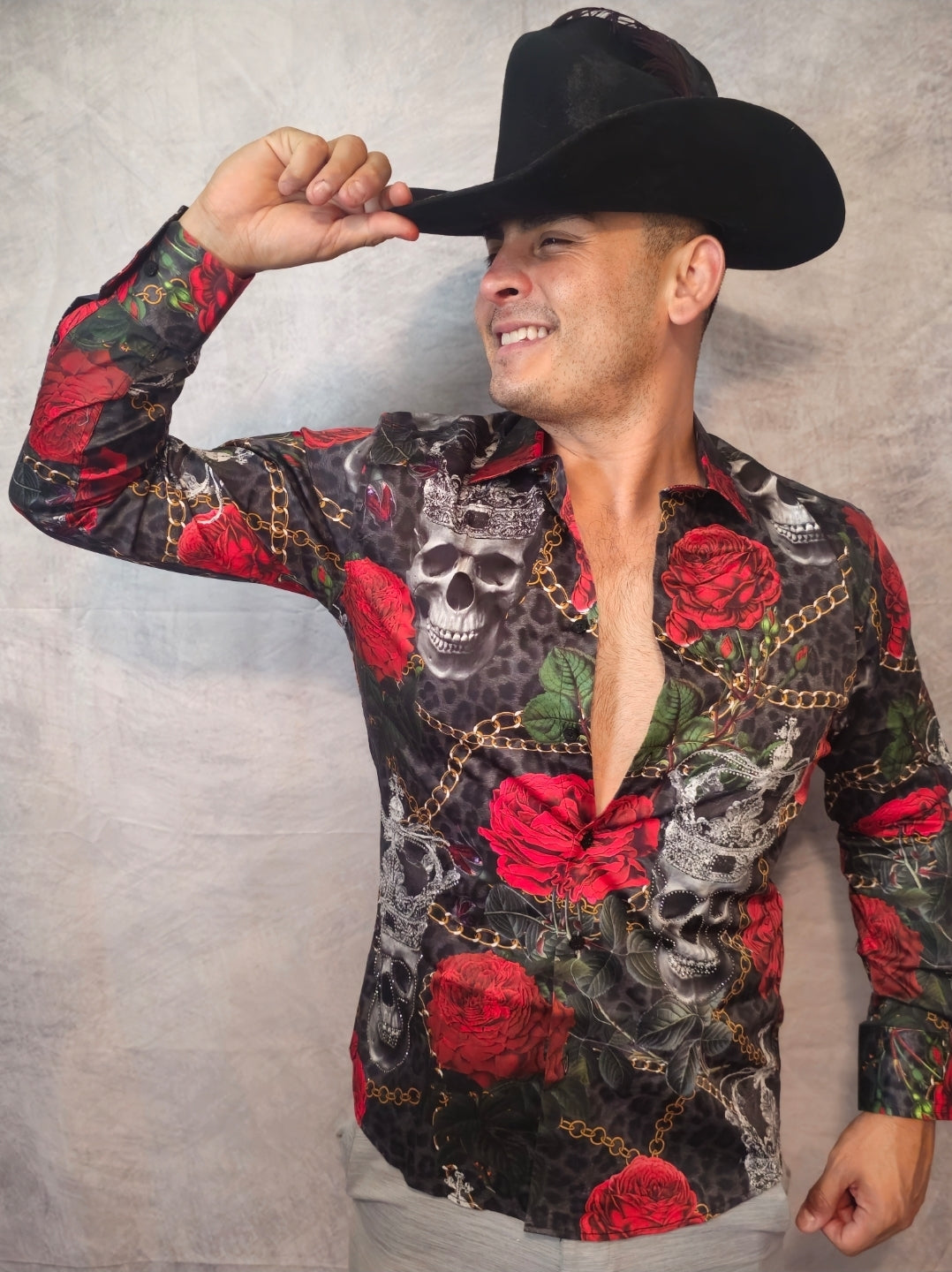 Skull Crown Fine Long Sleeve Shirt