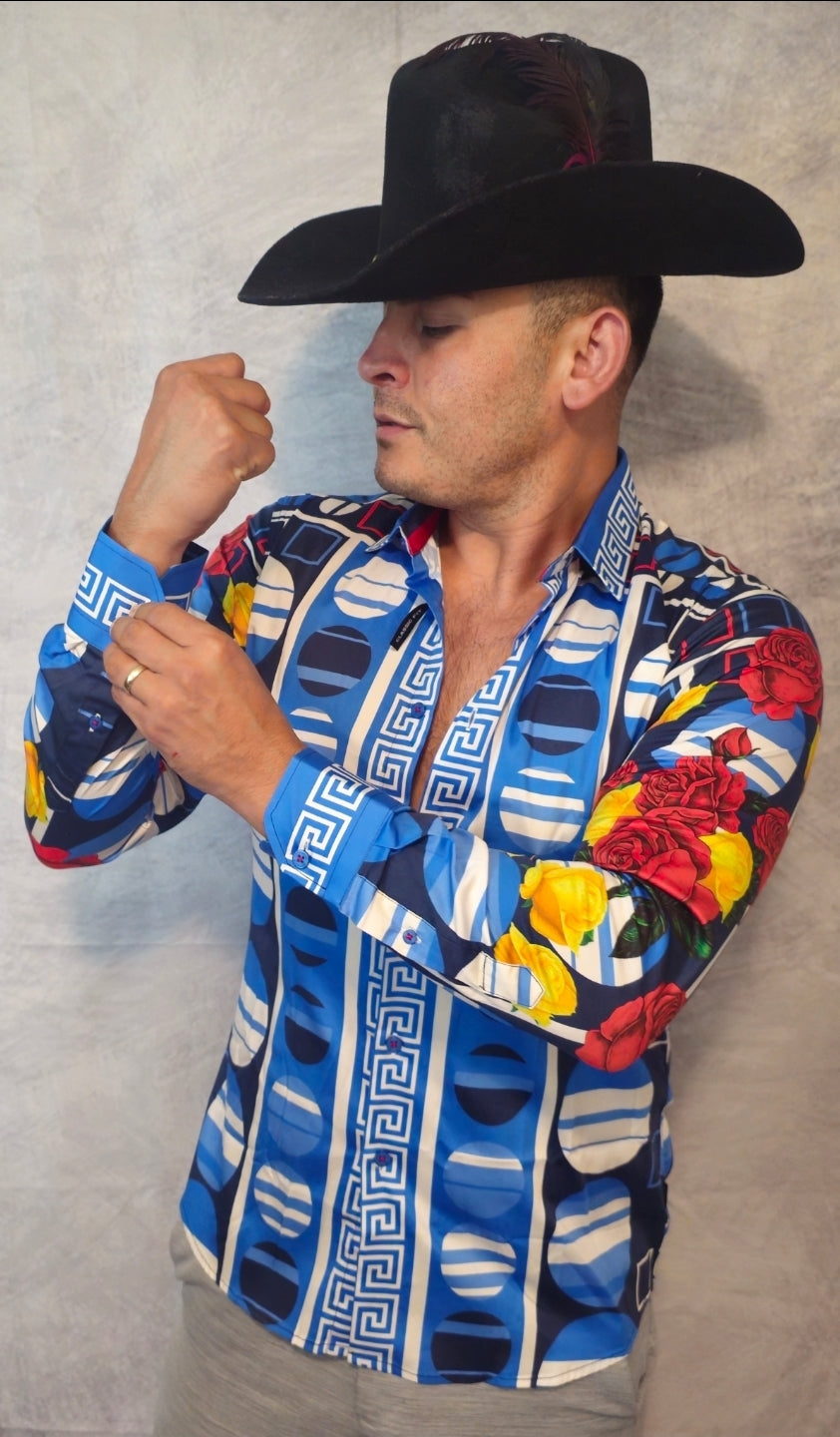 Heaven on Earth Rhinestone Long Sleeve Shirt