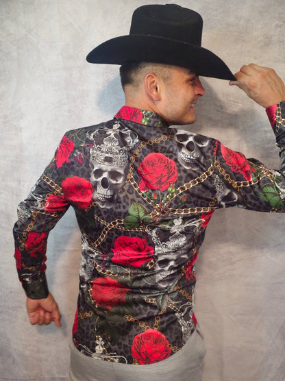 Skull Crown Fine Long Sleeve Shirt