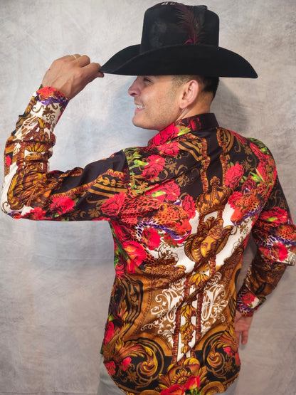 Lafayette Rhinestone Long Sleeve Shirt