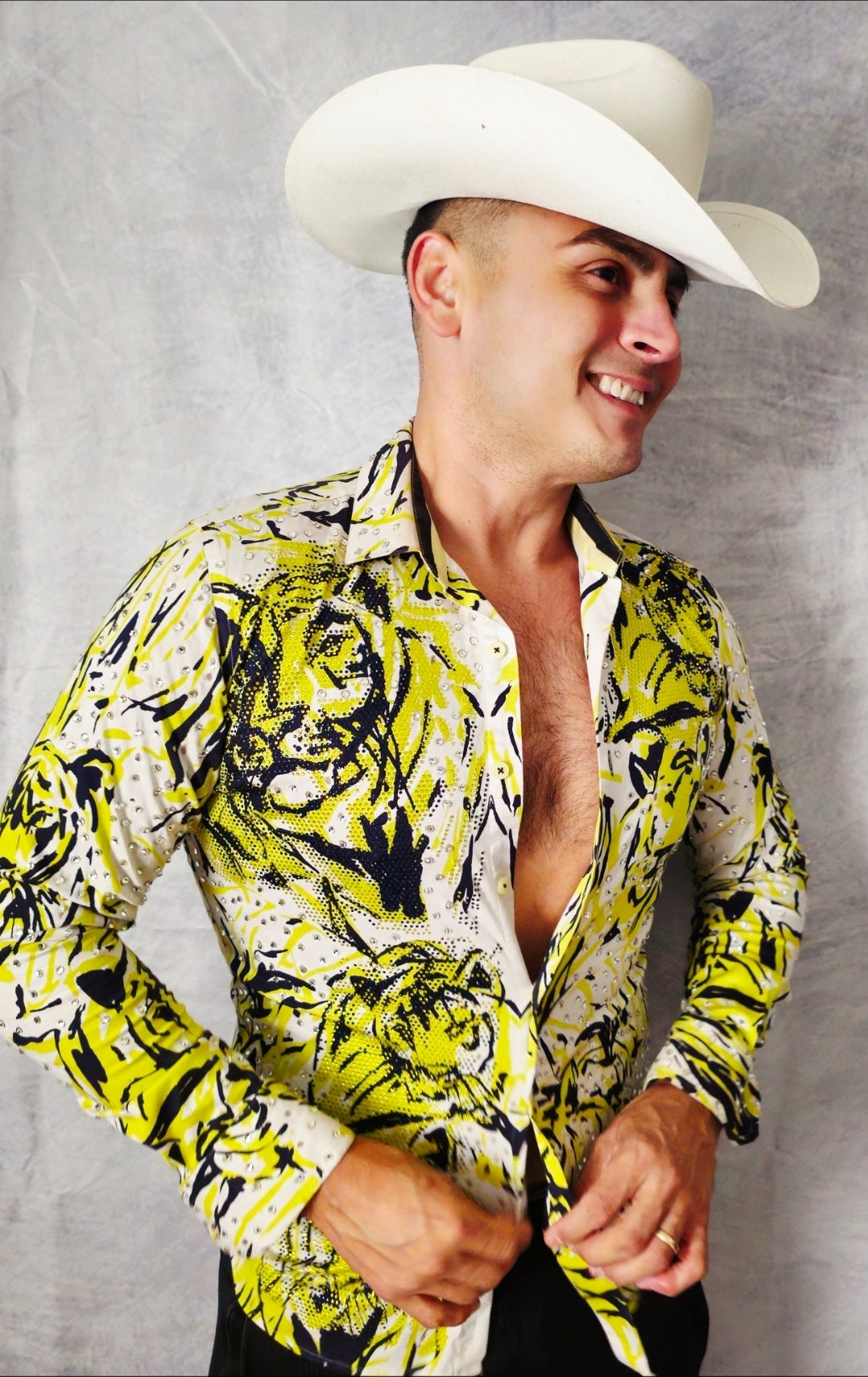 LION YELLOW LONG SLEEVE SHIRT