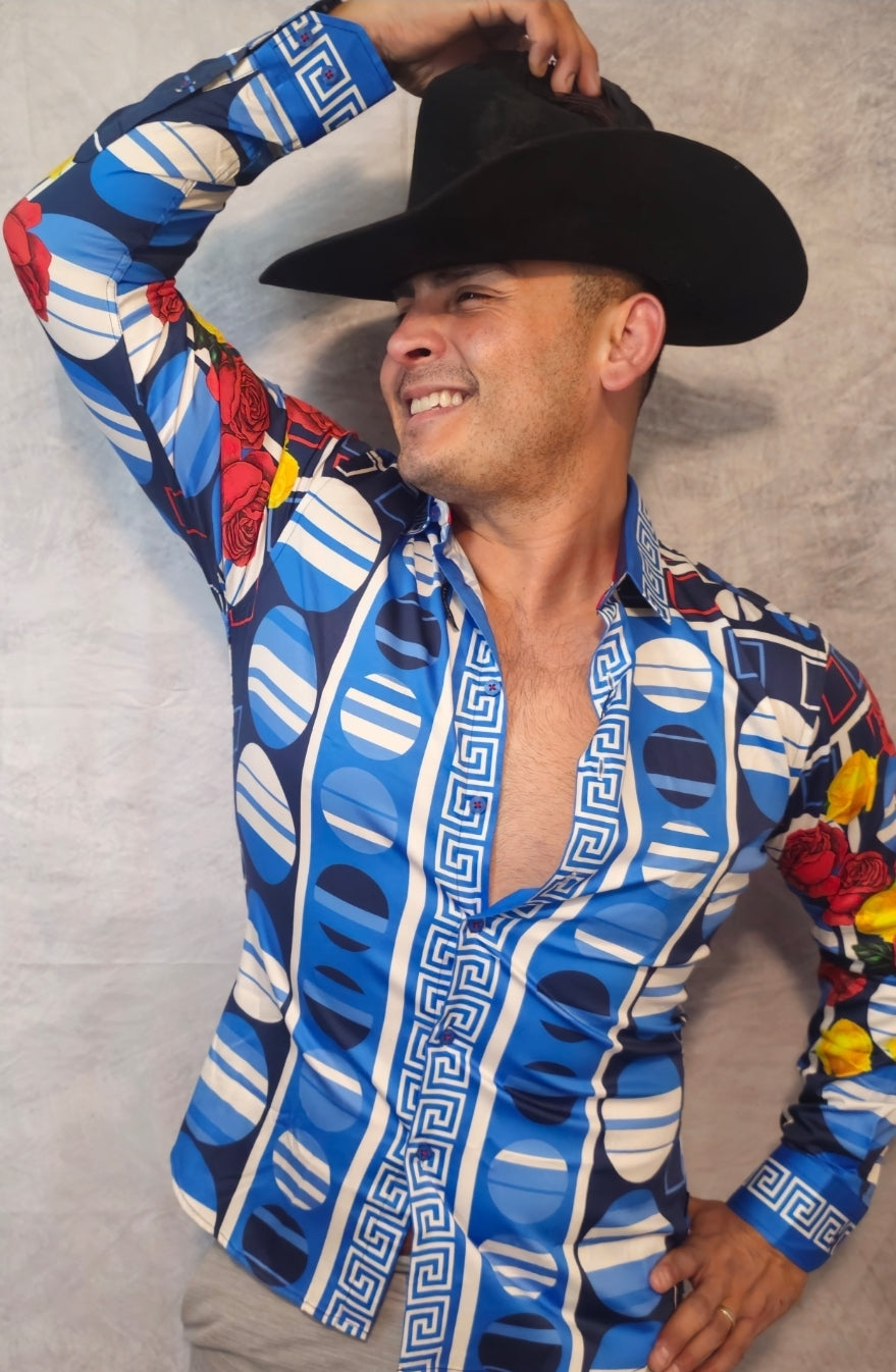 Heaven on Earth Rhinestone Long Sleeve Shirt