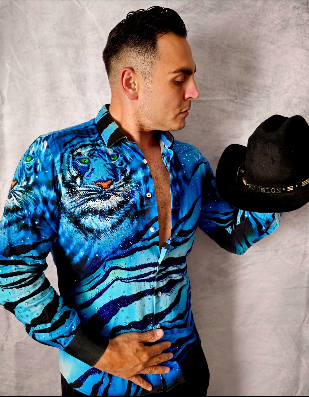 LION BLUELONG SLEEVE SHIRT