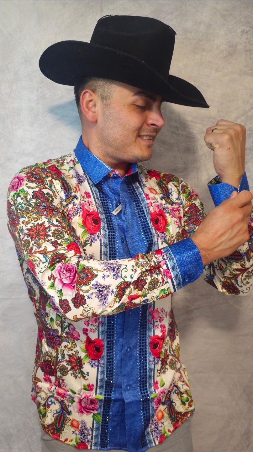 PAISLEY GARDEN LONG Sleeve Shirt