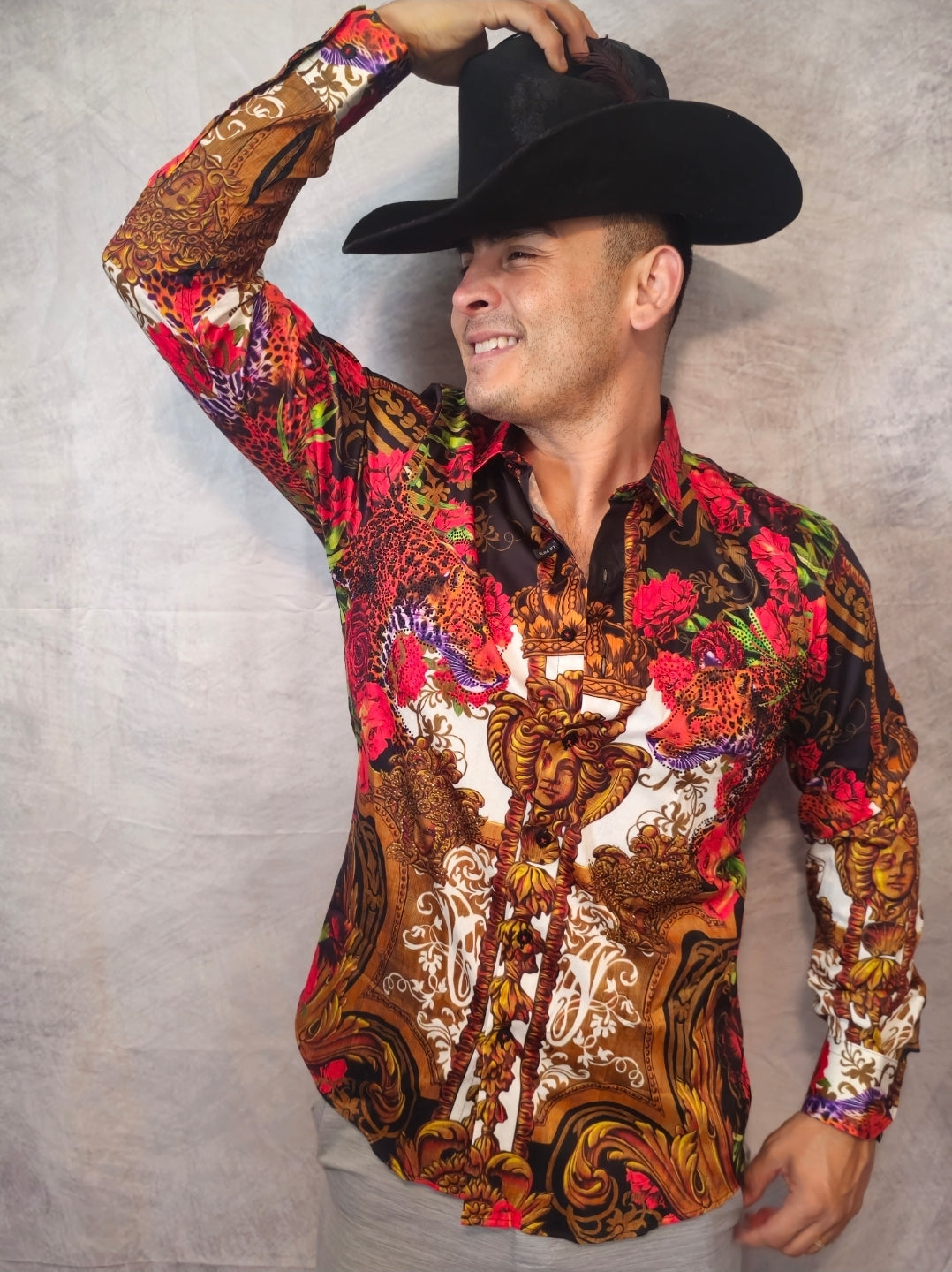 Lafayette Rhinestone Long Sleeve Shirt