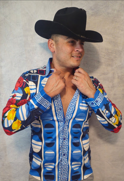 Heaven on Earth Rhinestone Long Sleeve Shirt